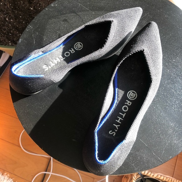 Rothy's Shoes - ***SOLD*** Rothy's Solid Black Point (6.5)